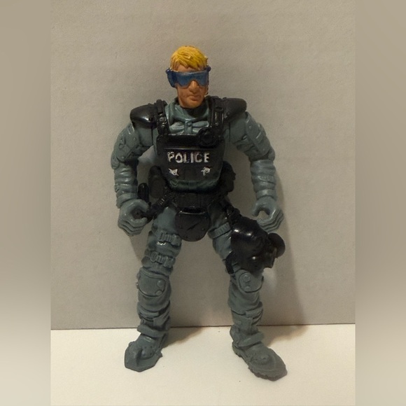 Chap Mei Police Force SWAT Action Figure Only 4” - Picture 4 of 7